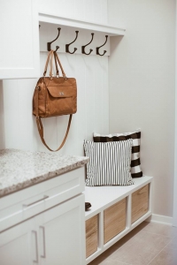 custom mudroom bench